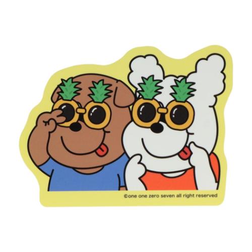 1107 イルイルゴンチル ビッグシール ダイカットステッカー F キャラクター グッズ メール便可