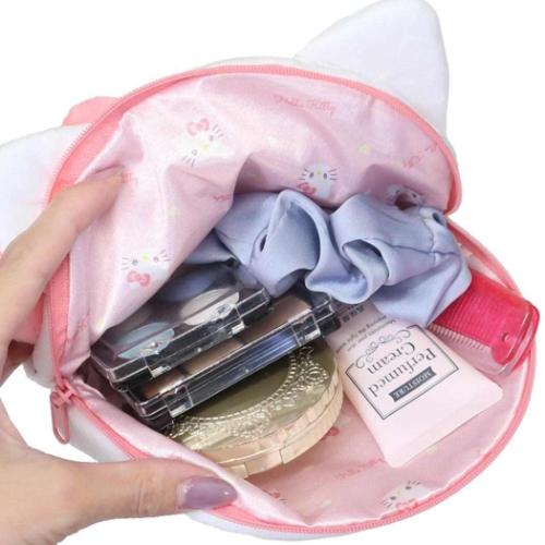 ハローキティ コスメポーチ ぬいぐるみシェル型フェイスポーチ サンリオ キャラクター グッズ