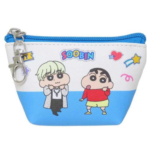 TOMORROW X TOGETHER クレヨンしんちゃん ミニポーチ イヤフォンポーチ SOOBIN キャラクター グッズ