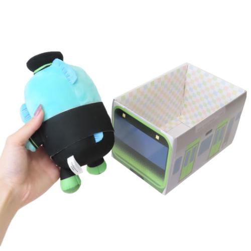 ハンギョドン プラッシュドール 電車BOX付ぬいぐるみマスコット キャラフルライナー サンリオ キャラクター グッズ