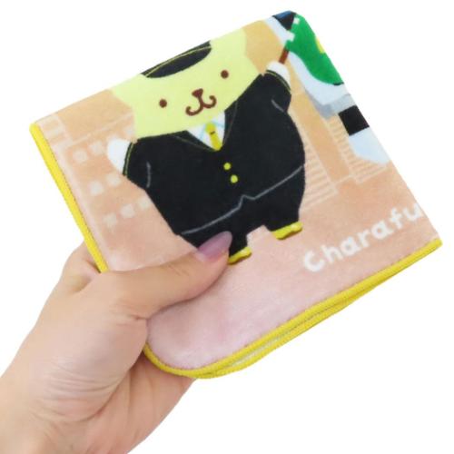 ポムポムプリン ハンドタオル ハンカチタオル キャラフルライナー サンリオ キャラクター グッズ メール便可