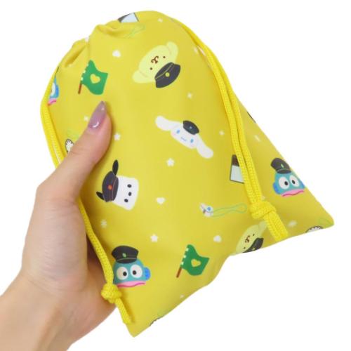 ポムポムプリン 巾着袋 巾着 キャラフルライナー サンリオ キャラクター グッズ メール便可