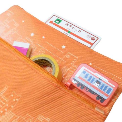 ポチャッコ フラットポーチ 箱庭ポーチ キャラフルライナー サンリオ キャラクター グッズ メール便可