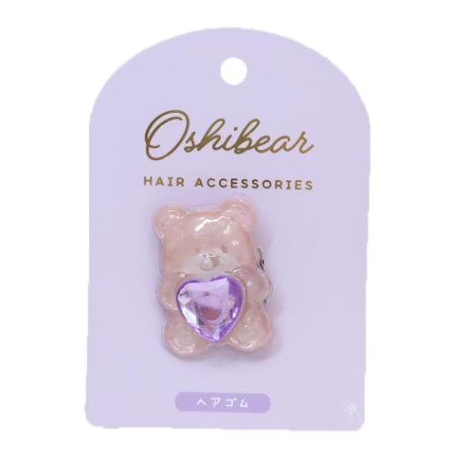 ヘアアクセ 推しベアヘアゴム かわいい グッズ メール便可