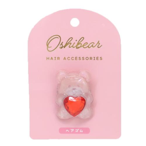 ヘアアクセ 推しベアヘアゴム かわいい グッズ メール便可