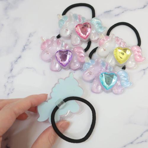 ヘアアクセ 推しポニーヘアゴム かわいい グッズ メール便可