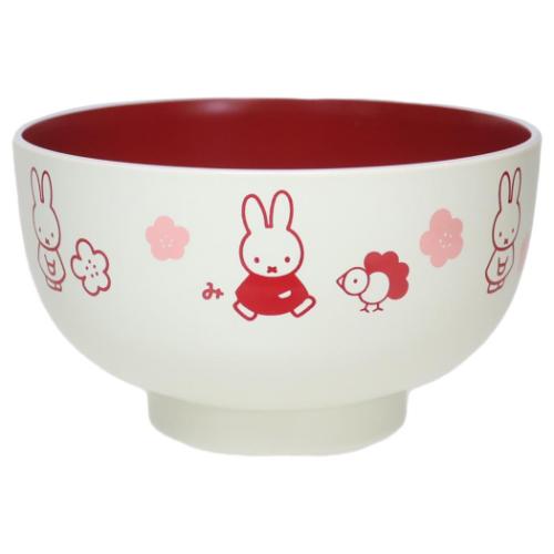 ミッフィー お椀 塗汁椀 ほのか 花 ディックブルーナ 絵本キャラクター グッズ