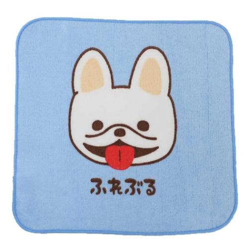 ワンワンワールド ミニタオル プリントミニハンカチ ふれぶる いぬ かわいい グッズ メール便可