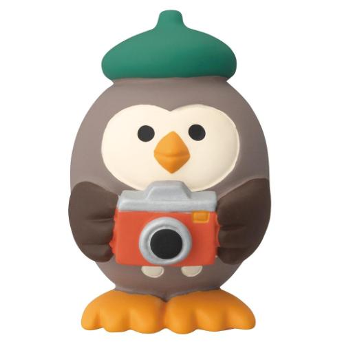 concombre マスコット ふくろうカメラマン プレゼント グッズ