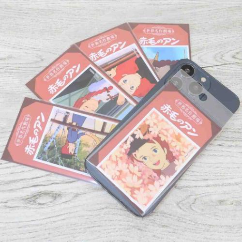赤毛のアン ダイカットシール 場面写ステッカー 05 世界名作劇場 キャラクター グッズ
