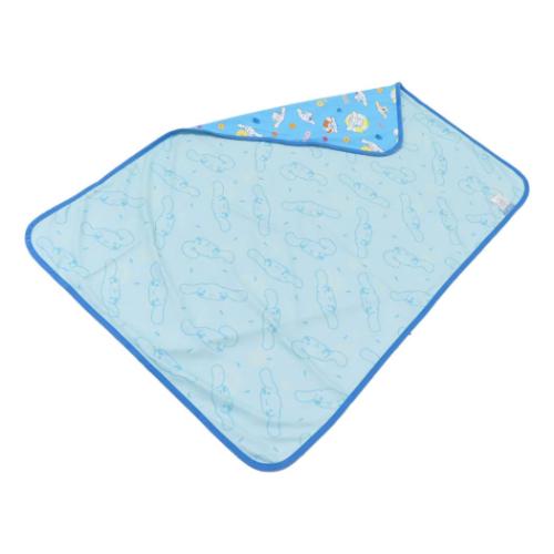 シナモロール 接触冷感ひんやりひざ掛け クールブランケット サンリオ キャラクター グッズ メール便可