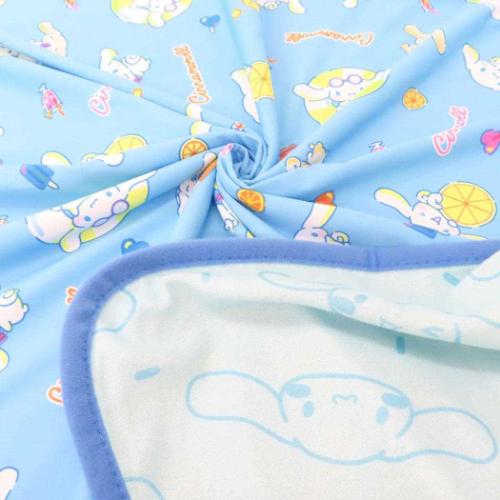 シナモロール 接触冷感ひんやりひざ掛け クールブランケット サンリオ キャラクター グッズ メール便可