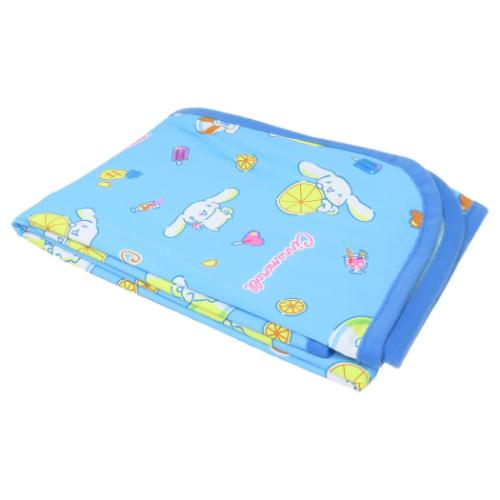 シナモロール 接触冷感ひんやりひざ掛け クールブランケット サンリオ キャラクター グッズ メール便可