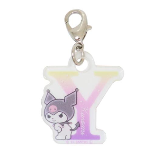 クロミ ファスナーマスコット ミニっとイニシャルチャーム Y サンリオ キャラクター グッズ メール便可