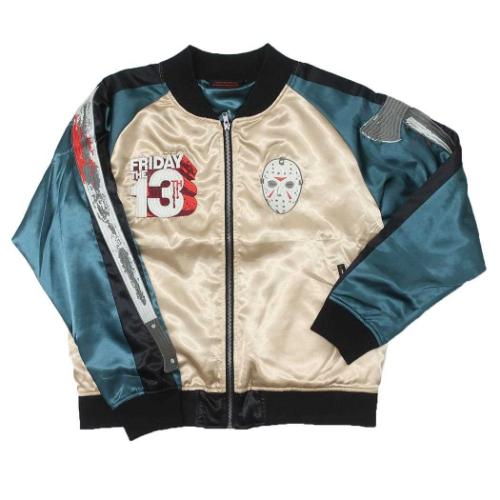 13日の金曜日 スカジャン アウター クリスタルレイク Friday the 13th 映画キャラクター グッズ