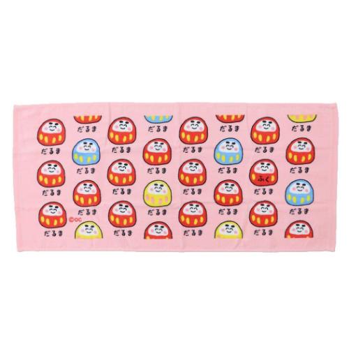 おえかきさん フェイスタオル TOWEL ロングタオル だるまさん おもしろタオル グッズ