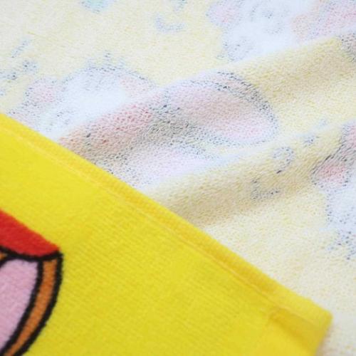 クッピーラムネｘおえかきさん フェイスタオル TOWEL ロングタオル くっぴーさん キャラクター グッズ メール便可