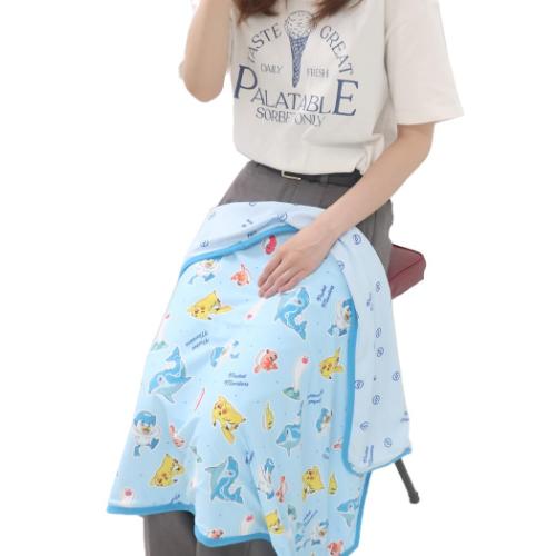 ポケットモンスター 接触冷感ひんやりひざ掛け クールブランケット ポケモン キャラクター グッズ メール便可