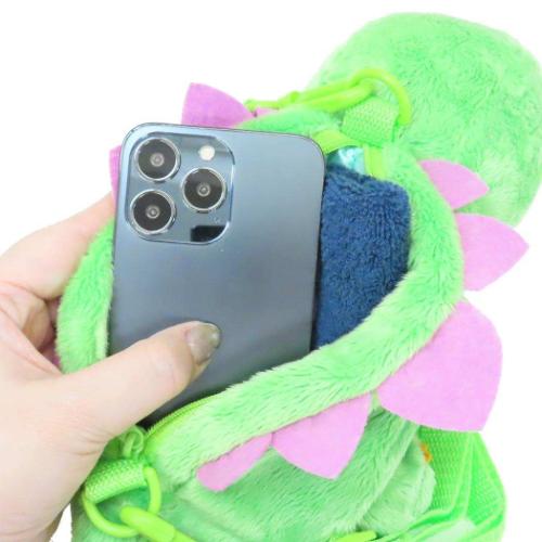 ゆめふわ恐竜 ミニショルダーバッグ ぬいぐるみポシェット ステゴサウルス 斜め掛け グッズ