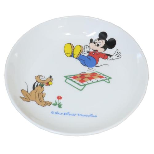 ミッキーマウス 中皿 17cmプレート 復刻アート1963 ディズニー キャラクター グッズ