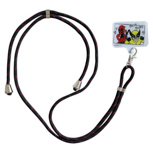 デッドプール＆ウルヴァリン スマホアクセ スマホショルダーストラップ MARVEL キャラクター グッズ メール便可