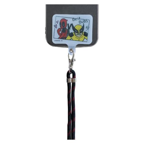 デッドプール＆ウルヴァリン スマホアクセ スマホショルダーストラップ MARVEL キャラクター グッズ メール便可