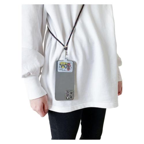 デッドプール＆ウルヴァリン スマホアクセ スマホショルダーストラップ MARVEL キャラクター グッズ メール便可