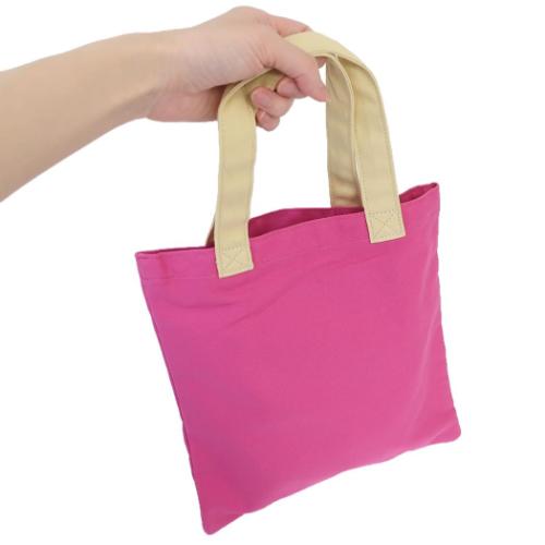 スヌーピー トートバッグ ミニフラットトート PK ビビットカラー ピーナッツ キャラクター グッズ メール便可