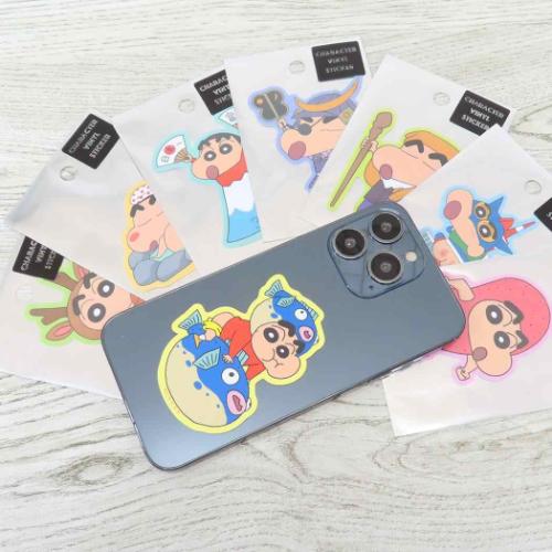 クレヨンしんちゃん ダイカットシール キャラステ キャラクターステッカー FUKUOKA アニメキャラクター グッズ メール便可