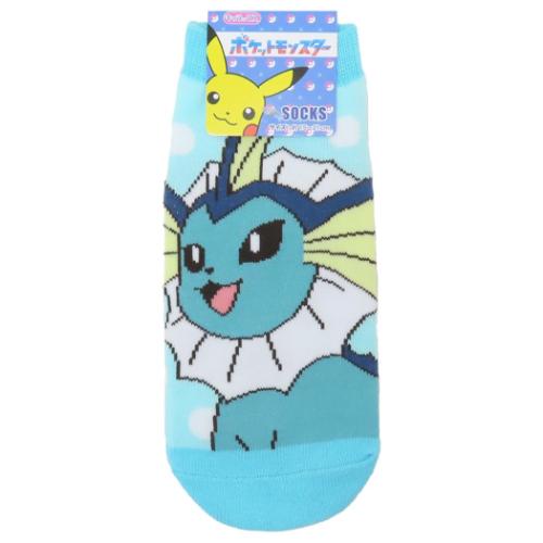 ポケットモンスター 小学生用靴下 キャラックス ジュニアソックス シャワーズ ドット ポケモン キャラクター グッズ メール便可