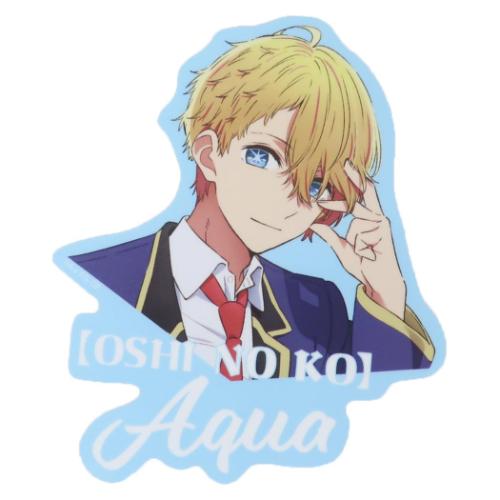 推しの子 ビッグシール アウトドアステッカー アクア ロゴ アニメキャラクター グッズ メール便可