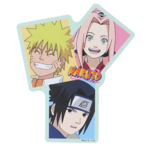 NARUTO ナルト ビッグシール アウトドアステッカー 3人 少年ジャンプ キャラクター グッズ メール便可