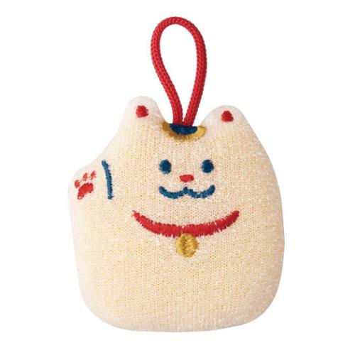 キッチンスポンジ キラキラおそうじスポンジ 招き猫 ギフト雑貨 グッズ