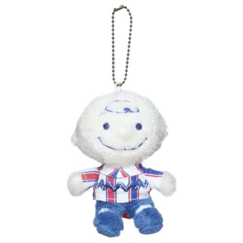 スヌーピー マスコット ミニぬいぐるみボールチェーン トリコロール チャーリーブラウン ピーナッツ キャラクター グッズ