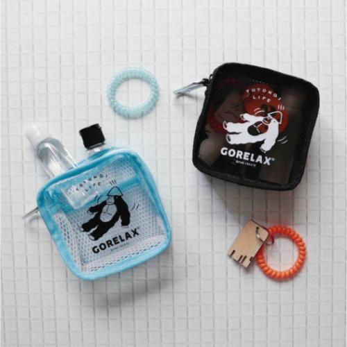 ごリラックス クリアポーチ サ活ポーチ かわいい グッズ メール便可