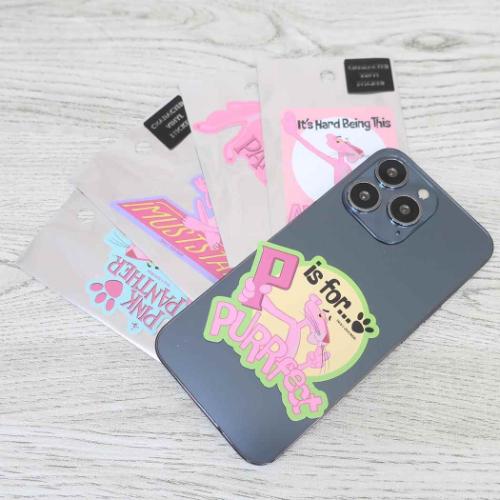 ピンクパンサー ダイカットシール キャラクターステッカー ステイ キャラクター グッズ メール便可