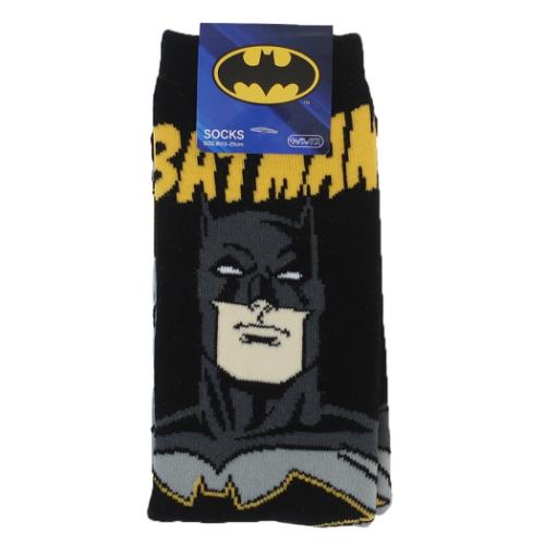 バットマン 女性用靴下 レディースハイソックス BK DCコミック キャラクター グッズ メール便可