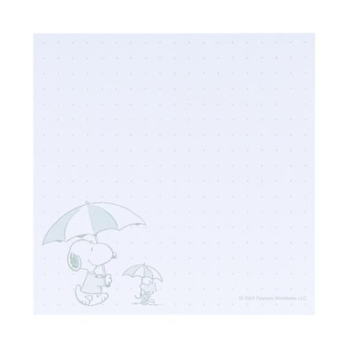 ウッドストック&スヌーピー メモ帳 箱入りメモ ブルー ピーナッツ キャラクター グッズ メール便可