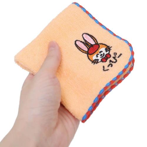 クッピーラムネｘおえかきさん ミニタオル MINI TOWEL ハンカチタオル くっぴーさん グッズ メール便可