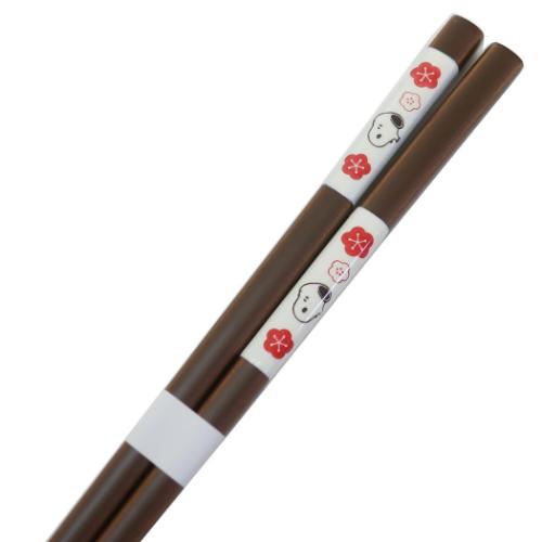 スヌーピー おはし 天然木箸 スヌーピーと梅 ピーナッツ キャラクター グッズ メール便可