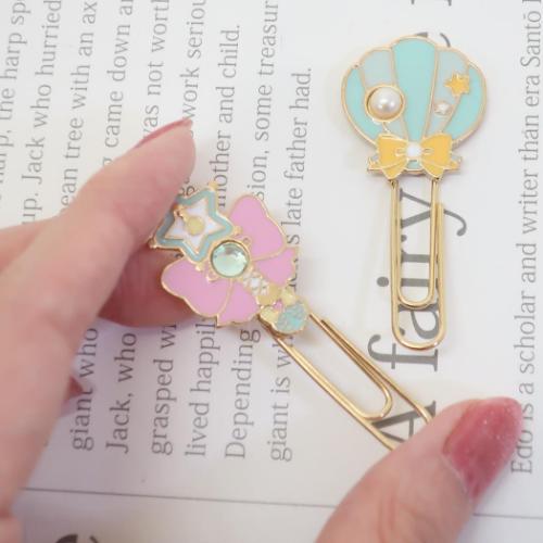 ECRIN HEUREUX エクランウルー クリップ ストーン付クリップ シェル かわいい グッズ メール便可