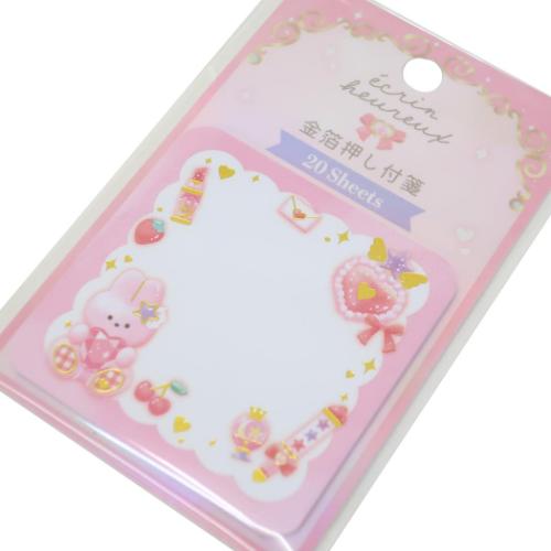 ECRIN HEUREUX エクランウルー 付せん 箔押し付箋 魔法少女 かわいい グッズ メール便可