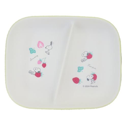 スヌーピー 中皿 スクエアワンプレート ストロベリー ピーナッツ キャラクター グッズ