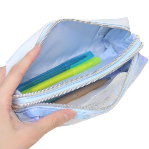 ペンケース 2ポケットBOXペンポーチ まったりおうちる 大容量 かわいい グッズ