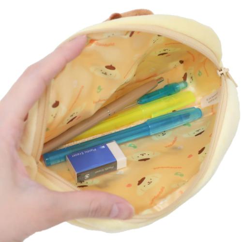 ポムポムプリン ペンケース ぬいぐるみフェイスペンポーチ サンリオ キャラクター グッズ