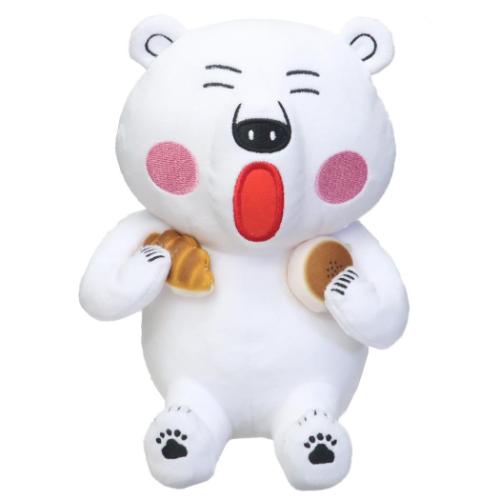 しろくまシリーズ ぬいぐるみ プラッシュドール パン 絵本キャラクター グッズ