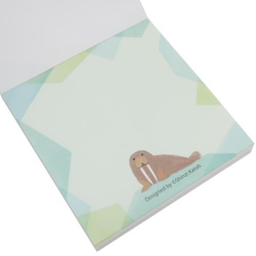 メモ帳 ブロックメモ 北の絶滅危惧種 かわいい グッズ メール便可