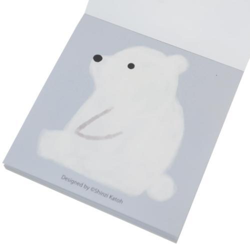 メモ帳 ブロックメモ 北の絶滅危惧種 かわいい グッズ メール便可