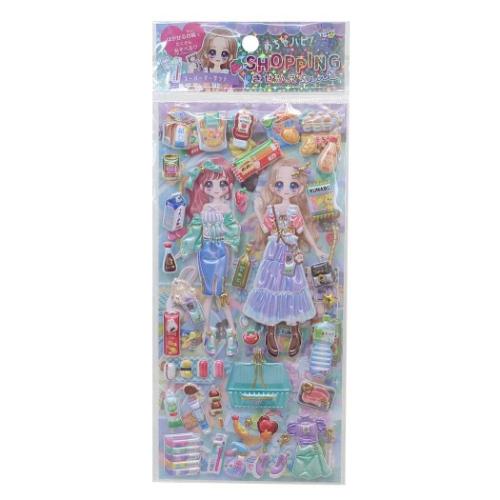 きせかえシール めちゃハピショッピングきせかえシール スーパーマーケット DECOシール グッズ メール便可