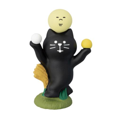 concombre マスコット 満月おどり猫 蓄光 グッズ